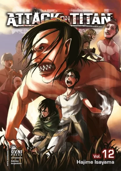 MANGA ATTACK ON TITAN ATAQUE A LOS TITANES N° 12