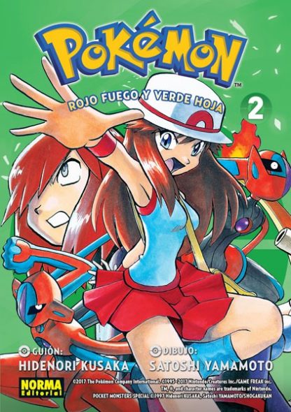 Manga- Pokémon N°14- Rojo fuego y verde hoja 2