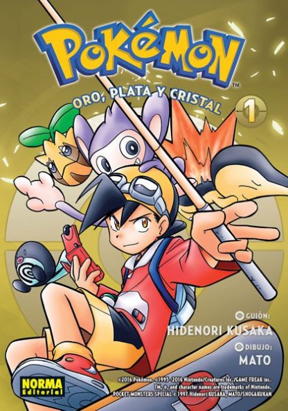 Manga-Pokémon N°5- Oro, plata y cristal 1