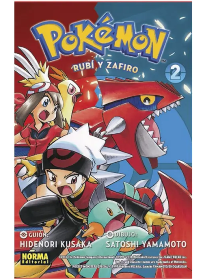 Manga Pokémon N°2, rubí y zafiro 10