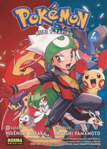 Manga Pokémon N°4, rubí y zafiro 12