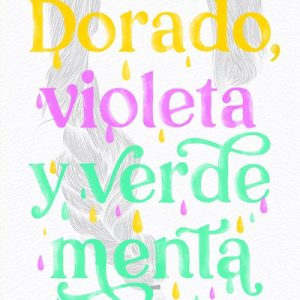 Dorado, violeta y verde menta