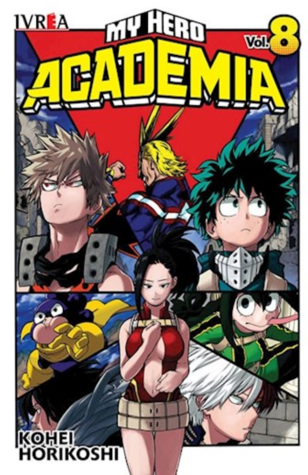 Manga My Hero Academia N°8 - Kohei Horikoshi - Ivrea