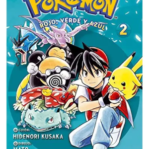 Manga Pokémon N°2, rojo, verde y azul 2