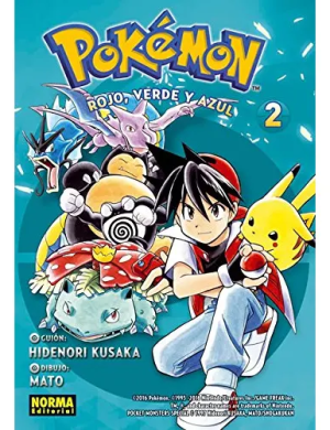 Pokémon N°2, rojo, verde y azul 2