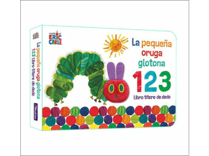 La pequeña oruga glotona 1 2 3 - Libro títere de dedo