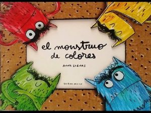El monstruo de colores pop up