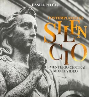 Portada del libro Contemplando el Silencio – Cementerio Central Montevideo – obra sobre arte, historia y memoria urbana disponible en Oso Libros Uruguay