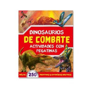 Dinosaurios de combate- Actividades con pegatinas