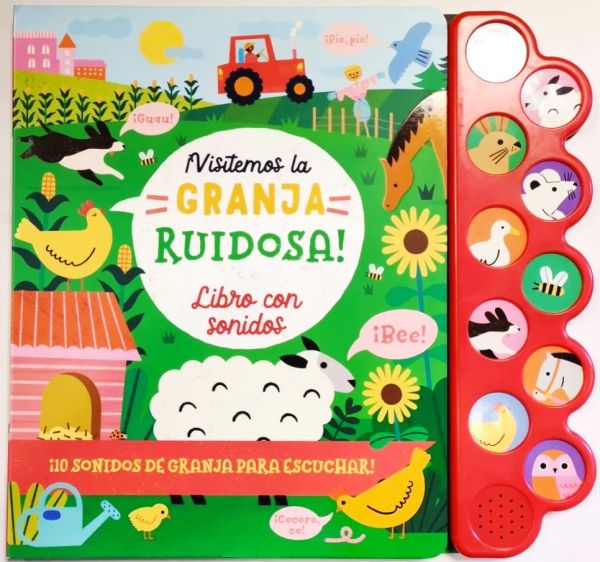 ¡Visitemos La Granja Ruidosa! Libro Con Sonidos