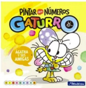 Pinta con números gaturro: Agatha y sus amigas