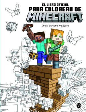 El libro oficial para colorear de Minecraft