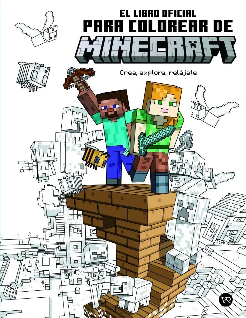 El libro oficial para colorear de Minecraft